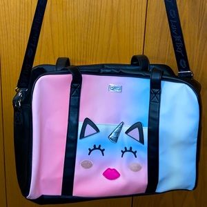 Betsey Johnson unicorn duffle bag